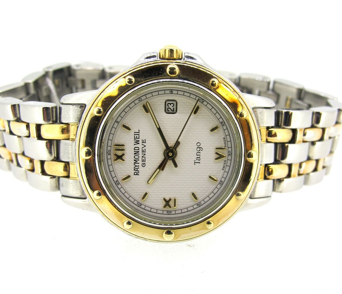 Raymond Weil Geneve Tango #5360 Quartz Two Tone Ladies Raymond Weil Geneve Tango #5360 Quartz Two Tone Ladies