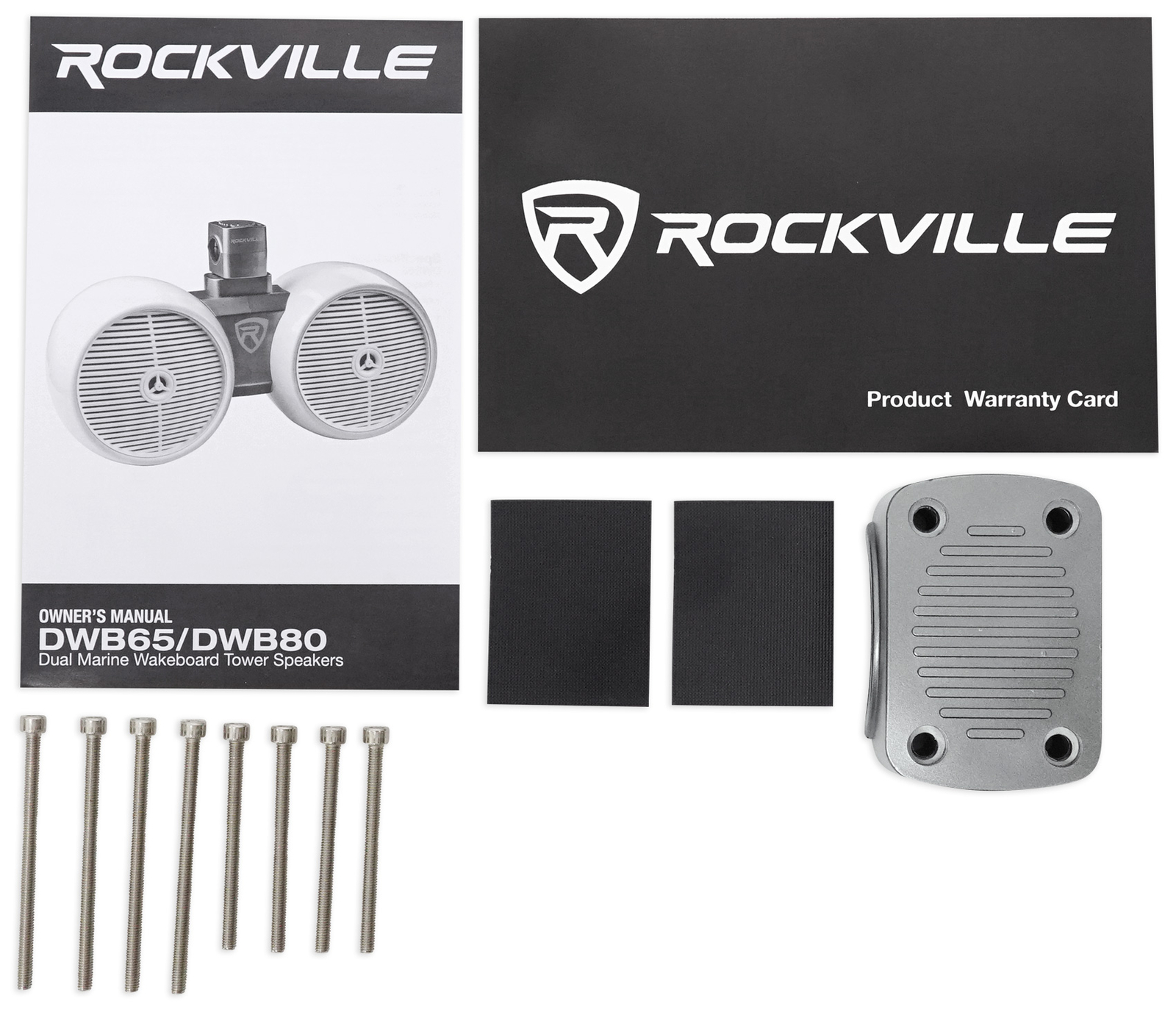 2 Колонки Rockville DWB65B Dual 65 Tower для Polaris RZRJeepATVUTVтележки