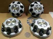 Chevy Express Hd Truck 2500 3500 8 Lug Silver New Oem Center Caps 9597164