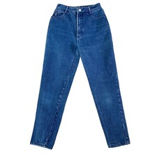 Vintage Bongo Jeans Womens 9 / 25x28 Blue Tapered High Rise Mom Y2K 90s USA Made
