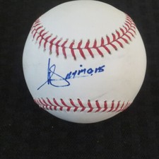 Andrelton Simmons Braves/Rangers Autograph MLB Baseball   