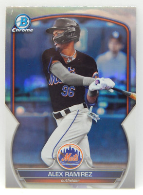 2023 Bowman Draft Baseball - Chrome Refractor BDC-17 NY Mets - ALEX RAMIREZ