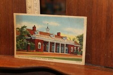 Vintage Postcard Gate Lodge Entrance Greenfield Village Dearborn Michigan 
