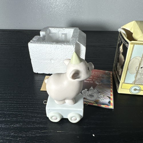 Precious Moments Birthday Train "Heaven Bless Your Special Day - Pig" Year 3 - Picture 9 of 10