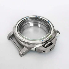 Watch Case Bezel Black White Strip Inner Ring for NH35/NH36/4R/7S Watch Movement