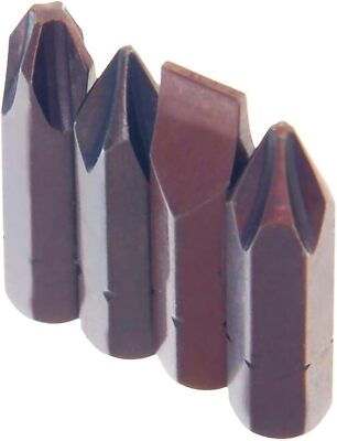4 Piece Set Screwdriver Bits Pillips/Slotted Head Screw Driver Bit with 5/16-...