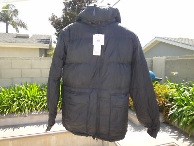 JWA JW Anderson x Uniqlo Reversible Hooded Jacket, Black/Grays