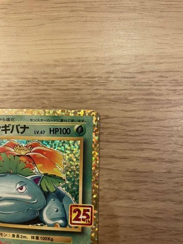 Tarjeta de Pokémon Venusaur 002/025 S8a 25 ANIVERSARIO HOLO Japonesa Envío Grabado desde Japón - Imagen 3 de 9