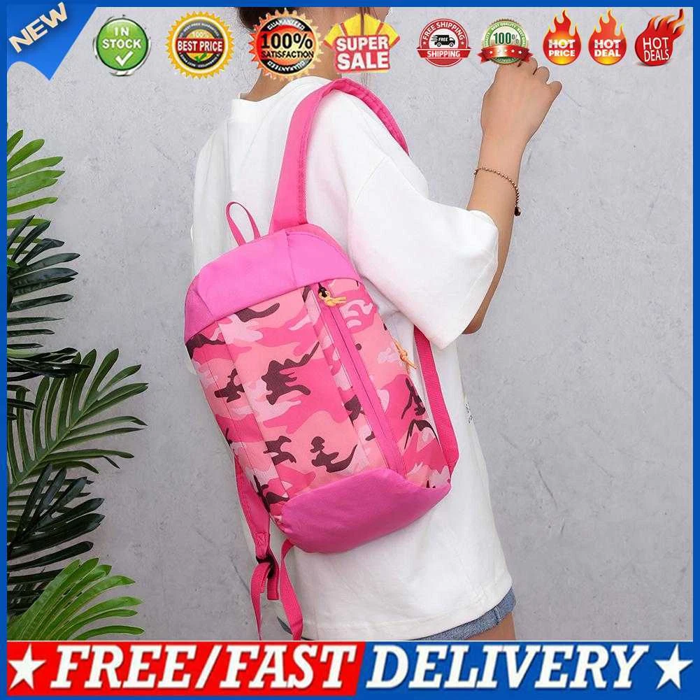 10L Outdoor Backpack Waterproof Bag for Men Women Kids Pink Camouflage