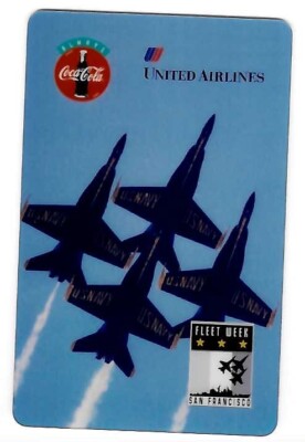 TK 294 USA Telefonkarte/Phonecard Coca Cola Fleet Week US Navy United Airlines