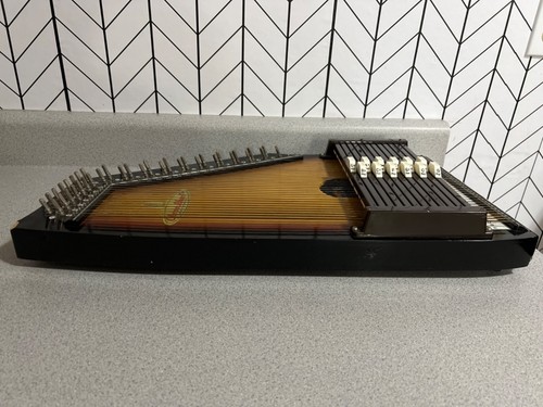Rbi Chrom A Harp Vintage Lap Zither by Rhythm Band Inc - Picture 3 of 12