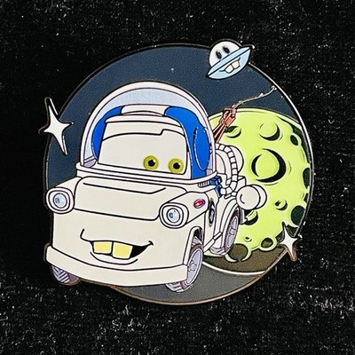 Chaser Tow Mater Moon Astronaut Pixar Cars Mystery Boxlunch Loungefly Disney Pin