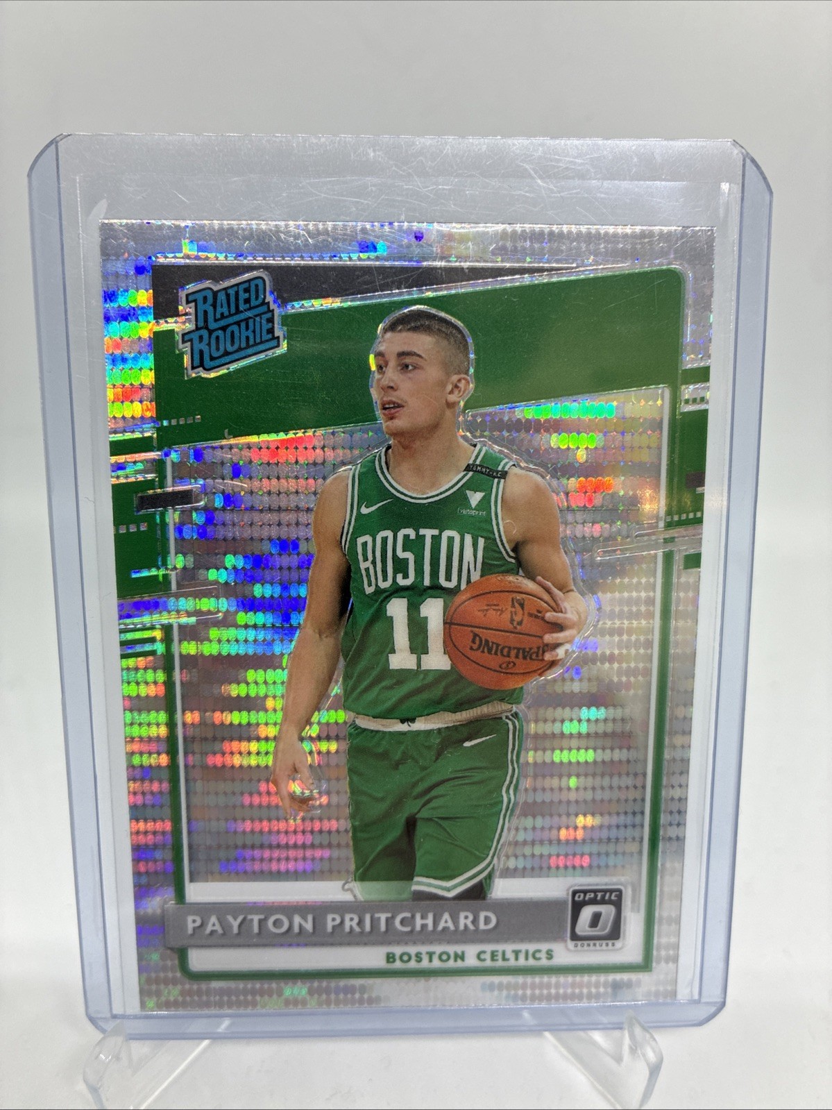 2020-21 Panini   Optic - Rated Rookie Payton Pritchard #176 Pulsar Prizm (RC)
