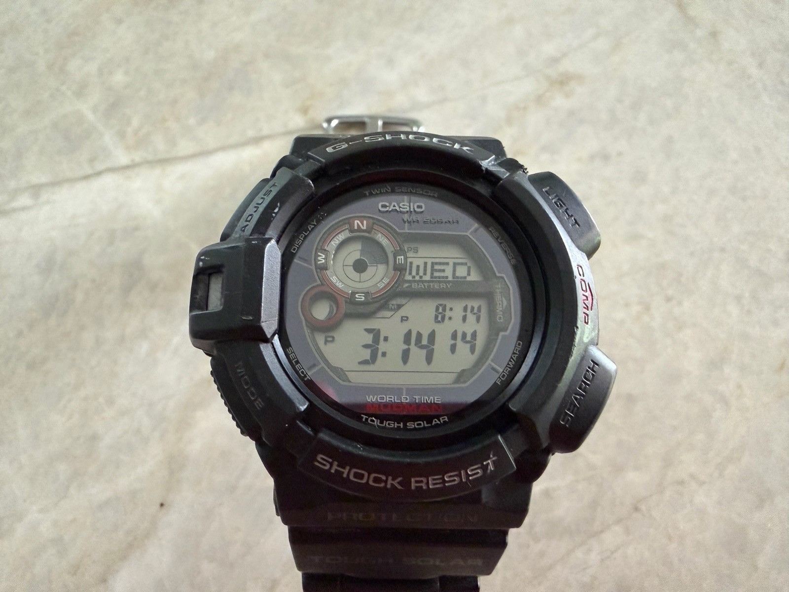 G-9300 MUDMAN Solar 3261 Watch Tough CASIO G-SHOCK - vintagewatches.pk