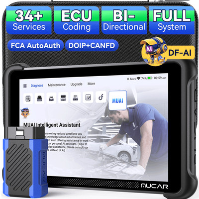  2026 MUCAR 892BT Bidirectional OBD2 Scanner Car System AI Diagnostic Scan Tool