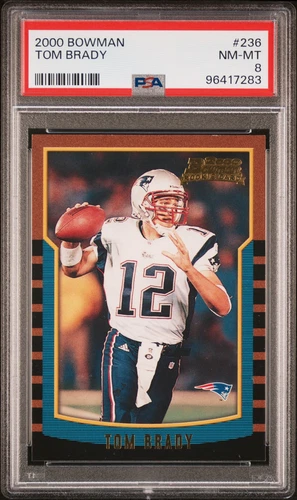 2000 Bowman #236 Tom Brady Rookie!