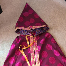 Adult Handmade Hooded Cloak, Fantasy Cosplay Cape, LARP Costume