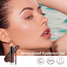 3D Eyebrow Gel Waterproof, Dark Brown, 0.2Fl Oz  Long Lasting 24 Hours, Smud...