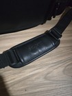Vintage Sony Black Faux Leather Video Camera Bag, Camcorder Case With Strap — photo 10