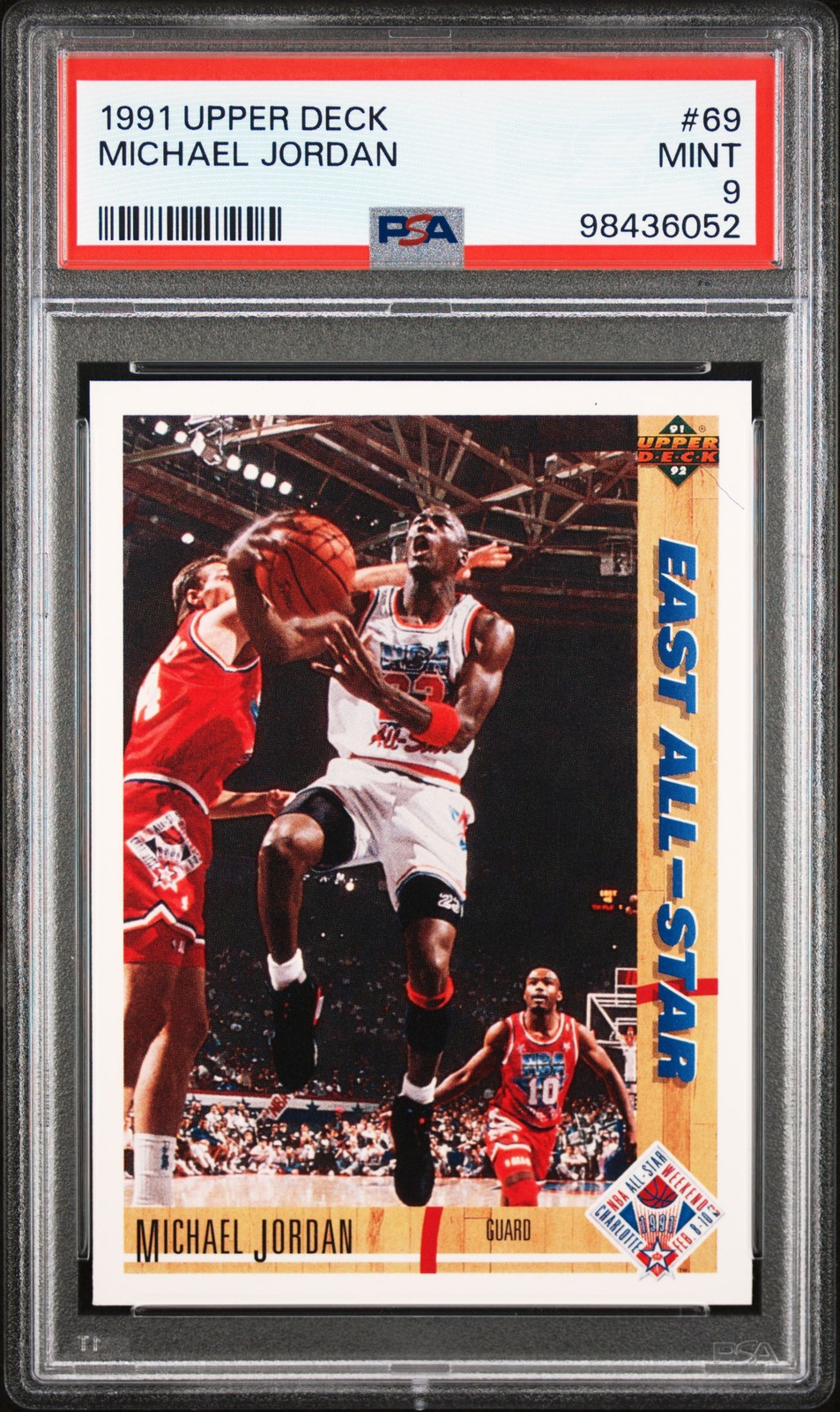 1991 UD #69 MICHAEL JORDAN PSA 9