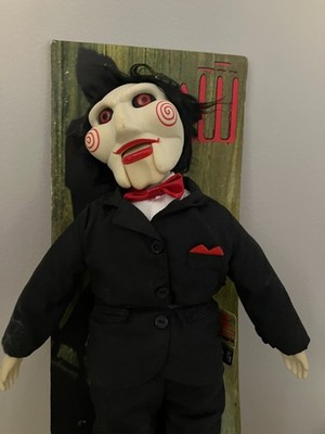 2004 SAW Jigsaw Killer Plush Doll W/Sound 20 Inch Reel Toys Neca