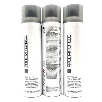 Paul Mitchell Soft Style Super Clean Light Natural Hold-Finishing Spray 9.5 oz-3