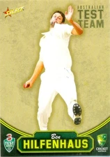 2009/2010 Select Cricket Australia Card #9 -Ben Hilfenhaus - TEST TEAM
