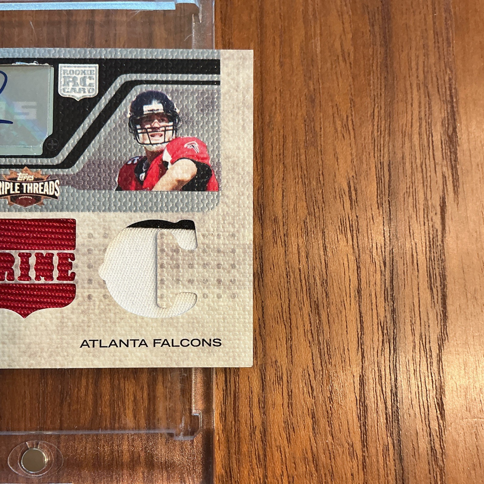 Topps 2008 Triple Threads Matt Ryan Falcons RC Auto Patch #101 20/25 view 5