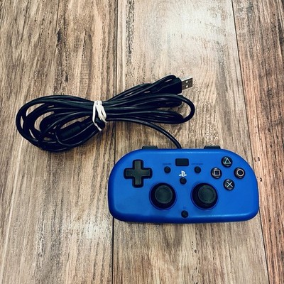 Hori Mini Wired Gamepad Controller for PlayStation 4 PS4 Blue PS4