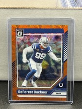 DeForest Buckner 2024 Panini Donruss Optic #86 Orange /79 Indianapolis Colts