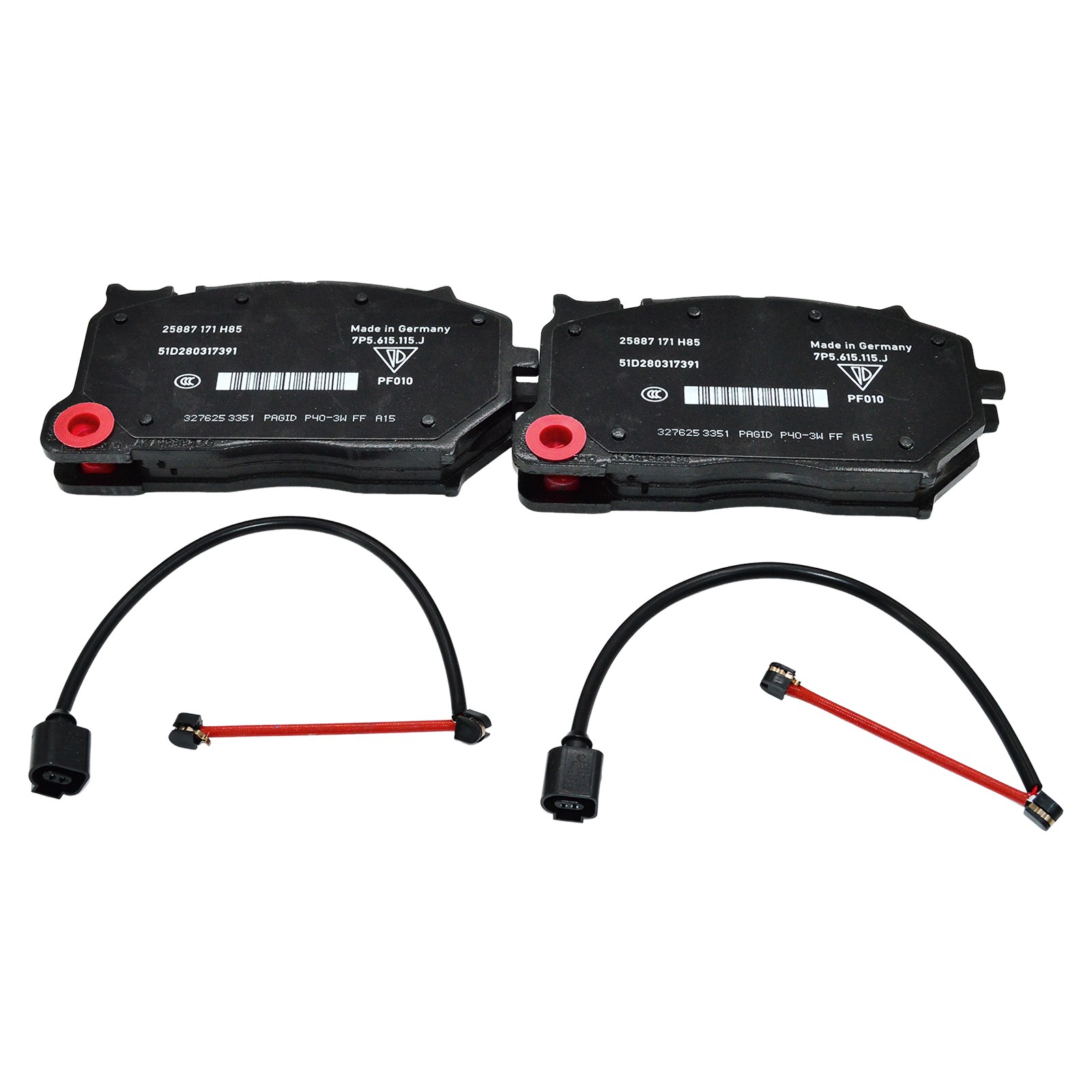 NEW FOR LAMBORGHINI URUS FRONT BRAKE PADS SET WITH SENSORS 4M0698151BP US