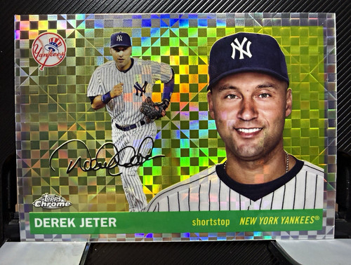 Topps 2025 Chrome Platinum Anniversary Derek Jeter Yankees #458 X-Fractor