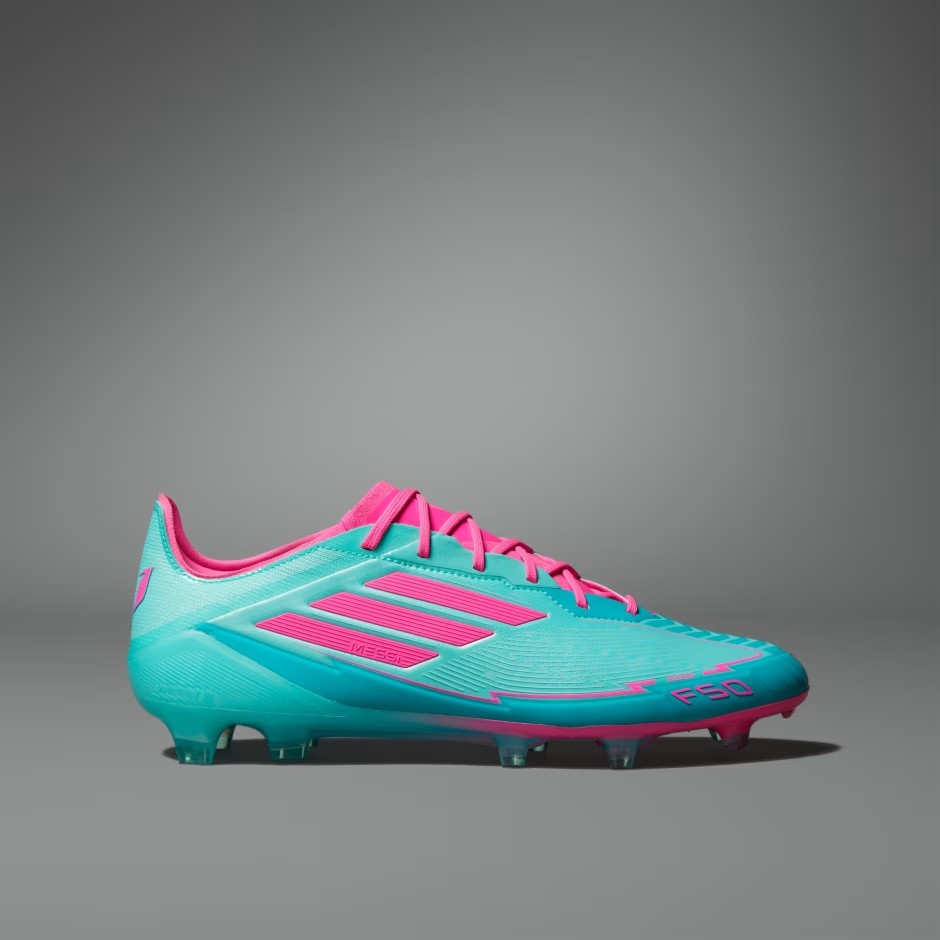 F50 ELITE FG MESSI　27cm IH0927 adidas F50 Messi Elite FG Mens Soccer Cleats Flash Aqua Lucid Pink