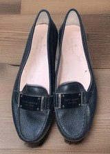 Kate Spade NY Cheshire Loafer Shoes Black leather Size 9B