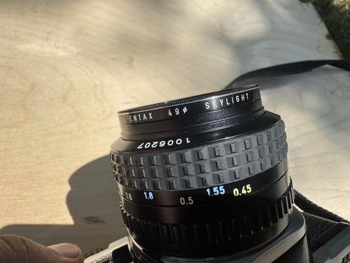 Pentax Super Program Film Camera w/50mm 1:1.4 Pentax-A SMC Lens and 1/2 case - 第 7/10 張圖片