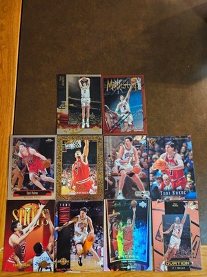 TONI KUKOC - **Premium Lot of 10 Different** - Bulls - (All NRMT-MINT)