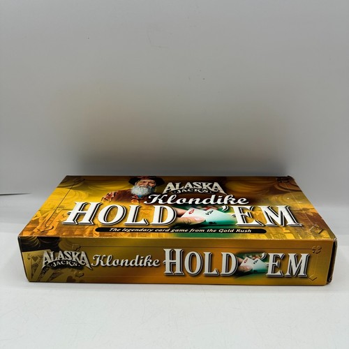 New Box Wear Alaska Jack’s Klondike Hold ‘Em Gold Rush Card Game Poker Set - Picture 2 of 5