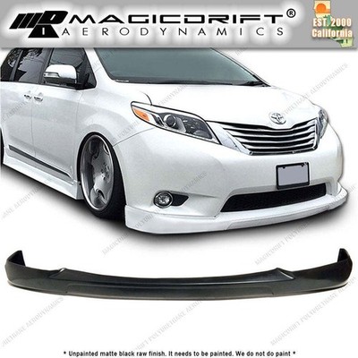 For 11-17 Toyota Sienna LE CityKruiser CK VIP Style Front Bumper Lip Body Kit