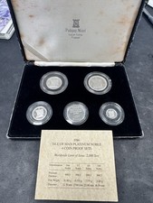 1986 4 Coin PLATINUM Isle Of Man Proof Set Limited 2000 Sets 1.85 Ozt 3391.89 per troy oz