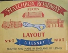 Rare Matchbox Roadway Series Layout R3 A Lesney Product Vintage Made In ENGLAND.