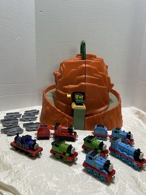 Thomas The Train Playset Take Along Sodor Mining Co Mountain with Sound & Trains