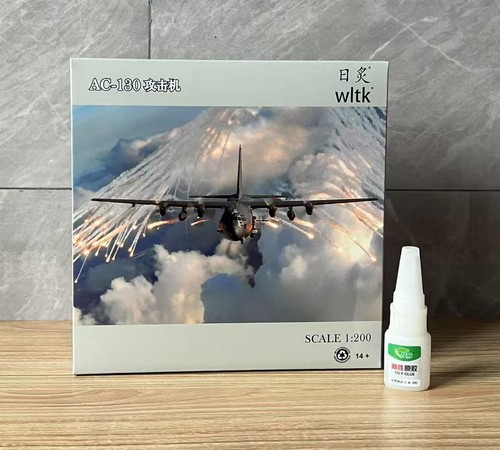 US Air Force AC-130U Spectre Air Gunship 1/200 Die Cast Aircraft Model - Picture 13 of 15