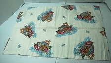 Noah's Ark Flannel Fabric, unwashed, 20" X 44"....make sure to look at photos