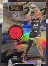 2025 Panini Select WNBA Kiki Iriafen Sparks Patch #SP-KI RC Washington Mystics