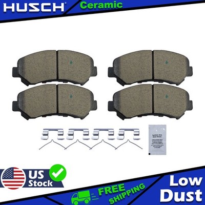 Front Ceramic Brake Pads w/ Hardware Set for Nissan Maxima Sentra Juke