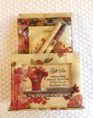 Tri-Coastal Design Desktop Gift Set, Journal/Pad/ Pencils/Address bk/Frame 2004