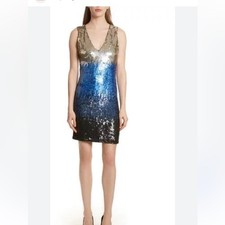 Alice + Olivia 🔥 Sequin Ombré Sheath Mini Dress