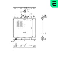 MotorküHler WasserküHler ERA 673571 FüR Renault Clio 3 BR0 CR0 Modus KR0 JP01