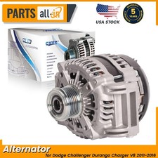 New 12v 220a Alternator Fits Dodge Challenger Durango Charger V8 2011-2016 New 12v 220a Alternator Fits Dodge Challenger Durango Charger V8 2011-2016