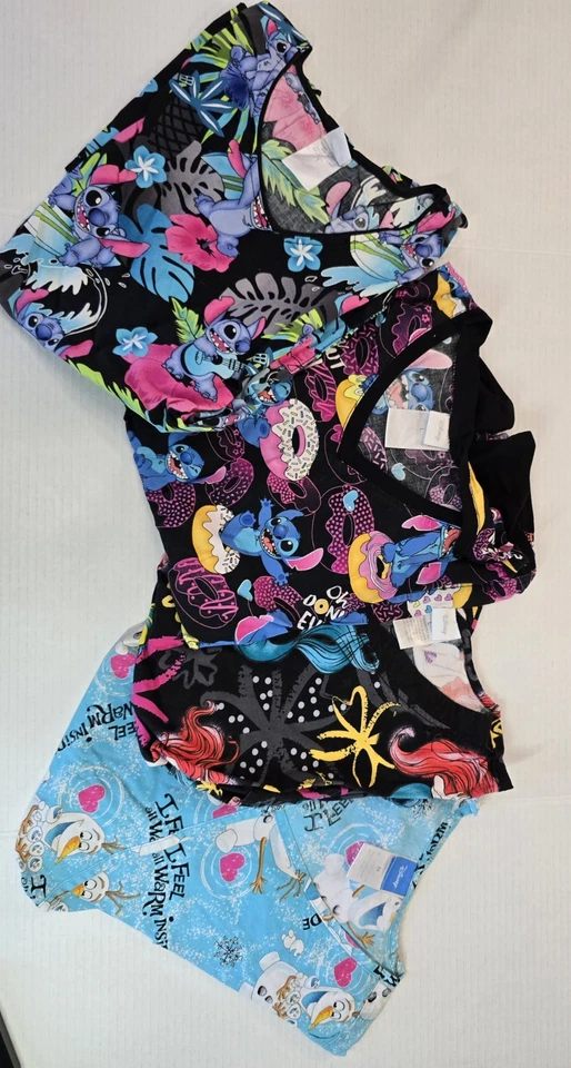 Lote de 4 camisetas exfoliantes Disney (3 grandes, 1 medianas) Foto 2 de 4